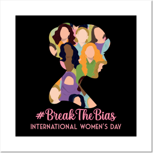 break the bias international womens day Posters and Art